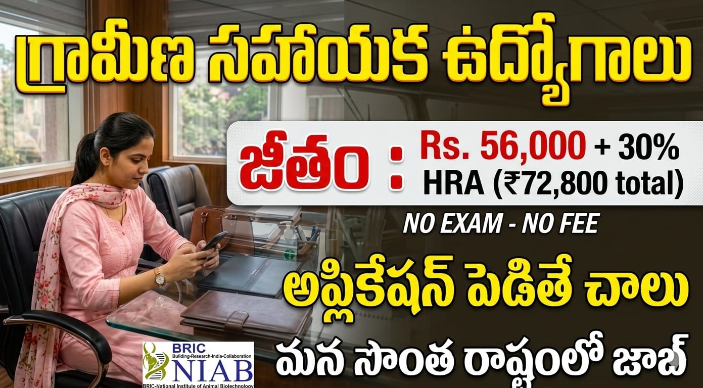 NIAB Hyderabad Recruitment 2026